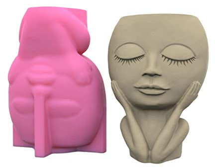 Kerzenhalter Harzform Zement Gips Blumentopf Silikonform Epoxidharz Gussformen Für Schmuck Aufbewahrungsschachtel