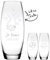 KDO MAGIC - Vase Personnalisable - Vase gravé avec Un Texte - Cadeau personnalisé - Idée Cadeau Personnalisée pour Mariage, Saint-Valentin, Couple, Amour