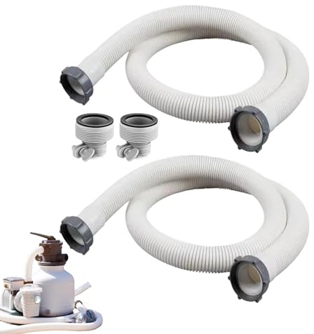 Poolfilterschlauch - Filterrohr - Flexibler PVC-Schlauch Ersatz für inground Swimming Pool Drain Salzwasser Systeme