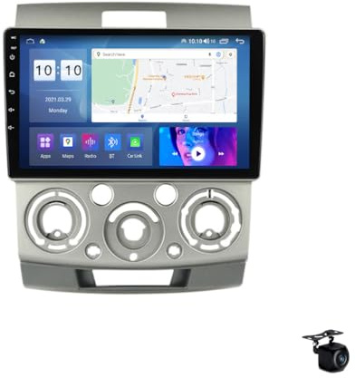 Android 14 Doppel Din Auto Stereo Radio für F-ORD Ranger 2006-2011 9 GPS Navigation Multimedia Video Player mit DSP FM BT WiFi SWC 4G 5G Carplay Plug and Play,M100s