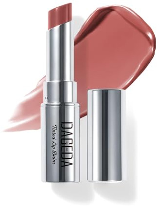 Prreal Tinted Lip Balm with SPF 30, Moisturising Lip Care | for Dry & Chapped Lips, Unscented, Shea Butter Jojoba Seed Oil, Nourishing Everyday Lips Makeup, 0.11 oz,02 Dusty Rose