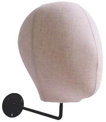 Cirraorive Testa di Manichino Da Parete, Espositore per Cappelli, Modello per Esposizione di Parrucche, Testa, Porta Cappelli Da Cowboy, Supporto per Parrucche D