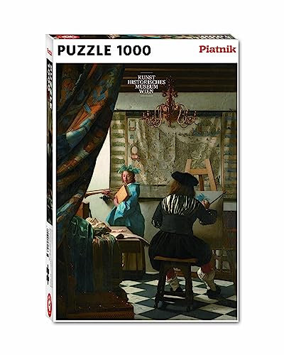 Piatnik 564048 KHM Vermeer Die Malkunst, 1.000 Teile