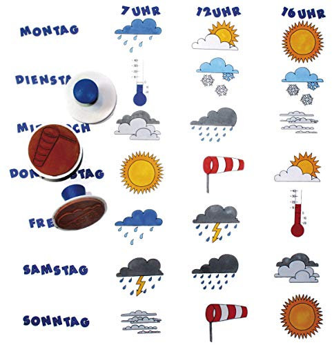 Eduplay 220043 Wetterstempel, 10-er Set
