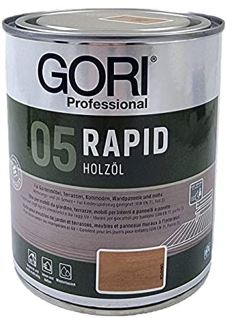 Gori 4052 Rapid Holzöl 7121 Bangkirai, 0,75 Liter