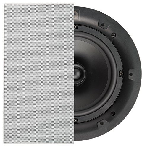 Q ACOUSTICS Q Install QI65 Professionelle Deckenlautsprecher (Paar) (quadratisches Gitter)