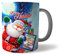 Tazza di Natale Idea Regalo Natalizia Personalizzata con Foto Babbo Natale sulla Slitta