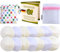 Coppette Assorbilatte di Bambù Baby Bliss, Lavabili (Pacchetti da 14), Ultra Assorbenti, a Prova di Perdite, Super Morbidi (Bianco/Beige, 9,5cm)