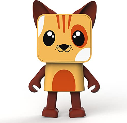 MOB – MOBILITY ON BOARD - Enceinte Bluetooth Dancing Animals Chat - Enceinte Dansante Puissance 3W - Connexion sans Fil - Kit Mains Libres…
