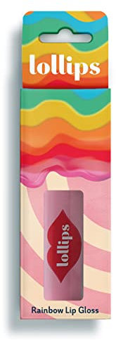 Snails 510006, Lip Gloss - Lollips Rainbow Swirl, für Kinder ab 3 Jahren, Kinderschminke, rosa