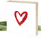 Wunderpixel® Holzbild HERZ - 15x15x2cm Holzschild zum Hinstellen/Aufhängen, Spruch - schwarz-weißes Holz-Schild Bild Poster Aufsteller zur Deko Wohnung/Geschenk Valentinstag Hochzeit Glück Liebe