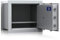 SafeHero Wandtresor Klasse 1 VdS EN 1143-1 Secureo Strix Pro 2 | H430xB490xT387 | Doppelbartschloss | VdS zertifiziert | versteckbare, flache Vorderseite & umlaufender Feuerfalz Lichtgrau