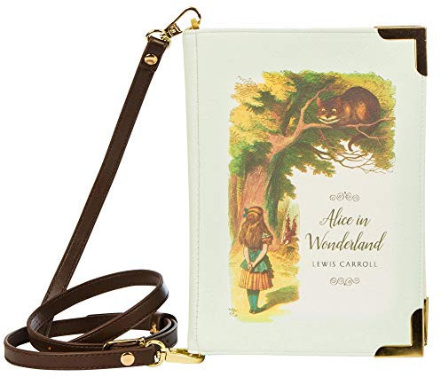 Well Read Alice im Wunderland Handtasche für Literaturliebhaber - Handtasche Damen Umhängetasche für Bücherfreunde