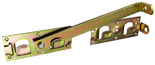 ALPENSTAHL Gartentorfalle groß Doppeltorüberwurf abschließbar Stahl verzinkt | Metall Torverriegelung beidseitig verwendbar | Länge: 423 mm | 1 Stück - Tor-Tiegel versperrbar für Holz-Türen & Eisentor