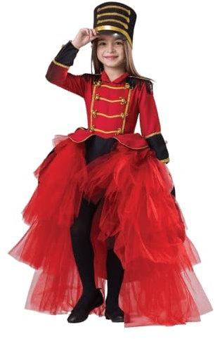 Dress Up America Band Majorette Kostüm - Nussknacker -Kostüm für Mädchen - Spielzeugsoldat Uniform Dress Up für Kinder