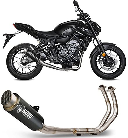 SCARICO COMPLETO 2x1 GP PRO INOX NERO MIVV MT-07 / FZ-07 2021