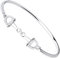 Pferdetrense, vergoldet, Zirkonia, einfacher Hakenverschluss, Charm-Armband, Reitsport, Schmuck, Glücksbringer, Geschenk für Pferdeliebhaber, Mädchen, Frauen, Teenager, S, Kupfer, Zirkonia