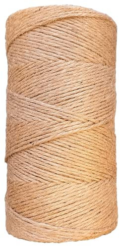 Juteschnur. Dekokordel. Jutekordel. Schnur aus Jute. Jute Schnur für DIY Kunstgewerbe Gartenschnur Deko. Garten Kordel Bastelschnur Dekoration. Schnur für DIY Kunstgewerbe Gartenarbeit. (2mm / 1 kg)