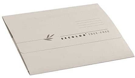 Jalema 3823311- Tree Free Dokumententasche A4 mit Überschlagklappe. (Packung mit 10 Stück), Beige natur