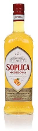 SOPLICA - Polish Apricot Vodka - Natural Ingredients - For Shots & Cocktails - 28% Alcohol - 500 ml