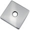 DGBRSM Shower Flange Cover 3.5 Inch Extra Large Square Escutcheon Cover Plate for Shower Head Arms, Chrome