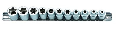 Laser 8475 Flat Cut Star Socket Set 3/8 D 11pc