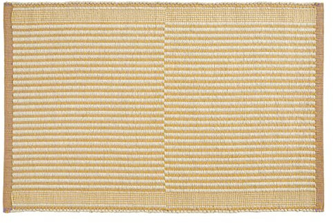 HAY Tapis Teppich – Orange Radiance Edition, Hochwertiger Jute & Baumwollteppich mit Rutschfester Unterseite, entworfen von Julie Richoz, 95 x 60 cm, 541713