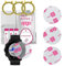 apgo 3x Cristal protector híbrido ultra claro compatible con Garmin Forerunner 55, nano cristal flexible, gran sustituto del cristal templado, resistente a arañazos, pegamento completo.
