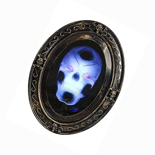 EIMZU Halloween Deko, Halloween Spiegel, Sprechender Spiegel Magischer Spukspiegel, Halloween Spiegel für Gespenstische, Halloween Spiegel für Gespenstische, WSJMJ01