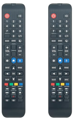 2Pcs Mando a Distancia Fit for K50DLH8US K55DLG8US K24DLH8FS K32FMN9GT K50DLG8F 899-550-20MUS K50DLH8F K55DLM8US