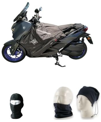 KOMPATIBEL MIT YAMAHA X-MAX 125/300 2021-2022-2023-2024-2025 BEINSCHUTZ R244-X TERMOSCUD TUCANO URBANO SPEZIFISCH FÜR SCOOTER THERMISCHE DECKE MIT WASSERDICHTER VERSICHERUNG