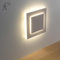 LongLife LED Treppenleuchten mit Bewegungsmelder eckig weiß 1,5W - Lichtfarbe: CCT - Lichtaustritt: Doppio Einbauleuchte für Treppen, Flur