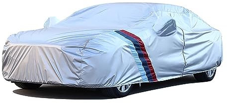 Autoabdeckung für Opel Omega B Caravan, 1994-2003, Autoabdeckung Winter Wasserdicht Auto Abdeckplane im Freien, Outdoor Auto Abdeckplane Atmungsaktiv Vollständige Autoabdeckung (Color : Silver, Size