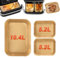 Anttyscar 100PC Air Fryer Liners for Ninja Flex Drawer AF500UK, Also Compatible for DZ201,DZ401 Dual Air fryers, Air Fryer Accessories, Parchment Paper Liners(50PC 31x21x5CM +50PC 20.5x15.5x5CM)