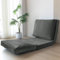 MAXYOYO Sitzsack-Bett, faltbar, Samt-Schlafsofa, Bodenmatratze für Erwachsene, extra dick, 4-Fach gefaltet, Bodencouch für Schlafzimmer, Wohnzimmer, Anthrazit, 75 x 240 cm