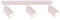 Licht-Erlebnisse Kinderzimmerleuchte Decke Rosa 52 cm lang schwenkbar Metall 3-flammig GU10 JASON Deckenlampe Kinder Deckenstrahler