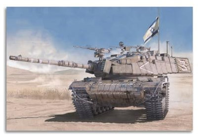 ZSZWHJ WWII Poster IDF Main Battle Tank Magach 6B Gal Poster, dekoratives Gemälde, Leinwand, Wandposter und Kunstdruck, moderne Familienschlafzimmer-Dekoration, Poster, 20 x 30 cm