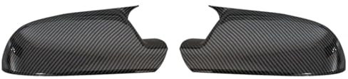 JTNDSHDP Auto Seiten Spiegelabdeckungen für Audi A4 S4 RS4 B8.5 2011-2015,Spiegelkappen Außenspiegel Ersatzabdeckungen Auto Verkleidung,Carbon Fiber Pattern