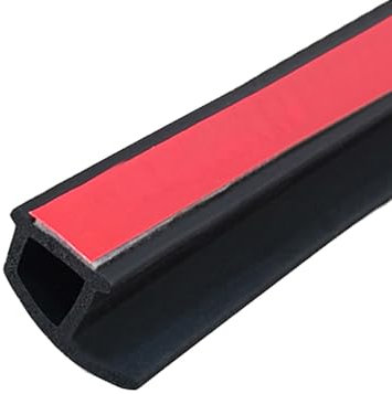 MOCNT Auto Türdichtung 6 Meter Autotürdichtung P Förmig Autotür Gummidichtung Selbstklebender Türdichtung Dichtband Schalldichter Fensterdichtung Kantenschutz 22mm x 14mm