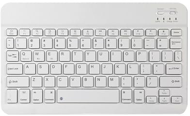 Teclado de PC, teclado ergonómico inalámbrico, teclado recargable | Teclado de ordenador ergonómico y silencioso con un diseño discreto | Comodidad portátil para | Ideal para una escritura cómoda y