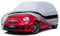 Holthly Autoabdeckung Passend für FIAT 500 Abarth 500 595(2010-2025) 10 Schichten Vollgarage Auto Abdeckplane 100% Wasserdicht Autoplane Outdoor Autogarage Staubschutz,Wind,Regen und UV Schutz.