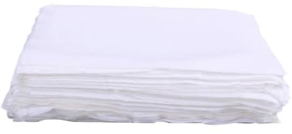 Reinigungstuch 100 Stück Weißes Polyester Antistatisch Staubfrei | Reinigungstücher Mikrofaser, Saugfähig, für Bildschirme und Brillen