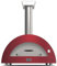 Alfa Forni Moderno 5 Pizze Legno Antik Rot