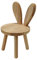 Kinderstuhl Holz KS1 Massivholz Hocker Hasenohren