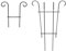 Soportes para plantas en maceta, marco trepador multiusos, 23.62 x 11.42 pulgadas, estructura de soporte vertical resistente para orquídeas, madreselva, rosas, jazmín, hogar