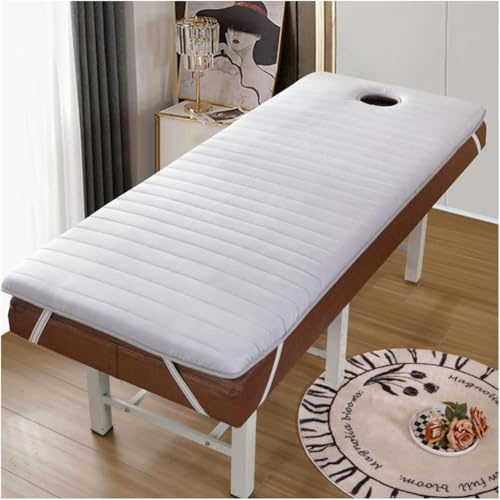 GDDUOYUE Wimpern Liege Matratze Faltbare Massageliegen-Matratze mit Memory-Schaum – Weiche, Atmungsaktive und rutschfeste Auflage für Kosmetik- und Spa-Liegen,Style 1,180×70cm