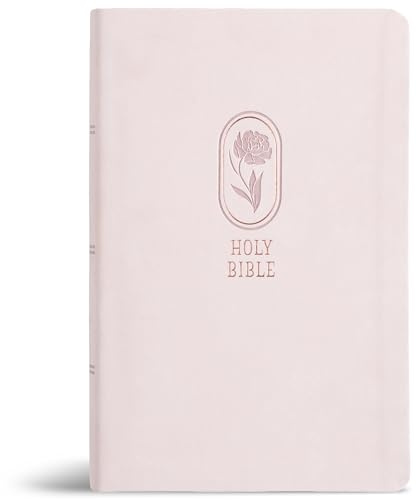 KJV Large Print Personal Size Reference Bible, Pink LeatherTouch