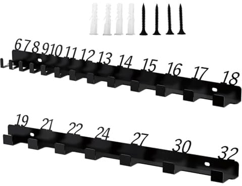 Quorvex Schraubenschlüssel Aufhänger - Wand Halterung Für Schraubenschlüssel Aufbewahrung,Aufhänger für Küchenutensilien - für Garage, Schuppen, LKW, Van, Garten, Werkstatt, Mechaniker und Hof