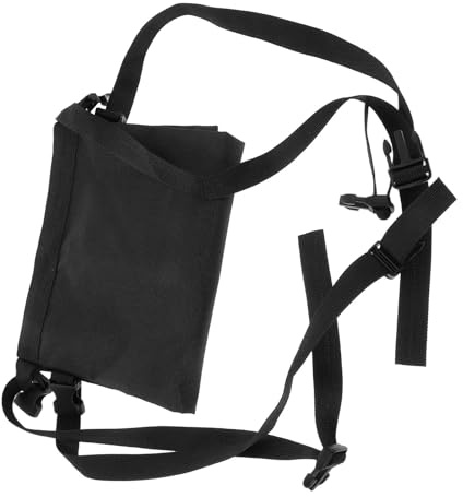 DIYEAH Paquet de Transport Noir pour Bouteille D'oxygène 70x25 Cm, Imperméable et Résistant, Compatible Fauteuil Roulant et Déambulateur, Porte-bouteille Oxygène Pratique pour Usage