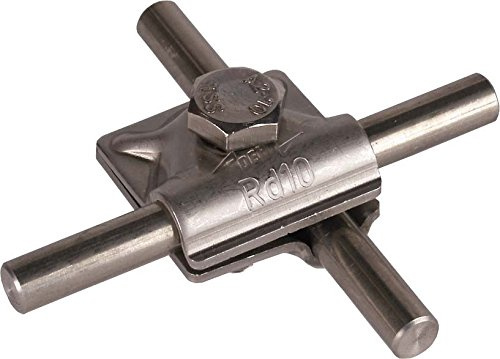Dehn 391059 – Dreistockklemme MV Schraube 10 mm NIRO V2 A
